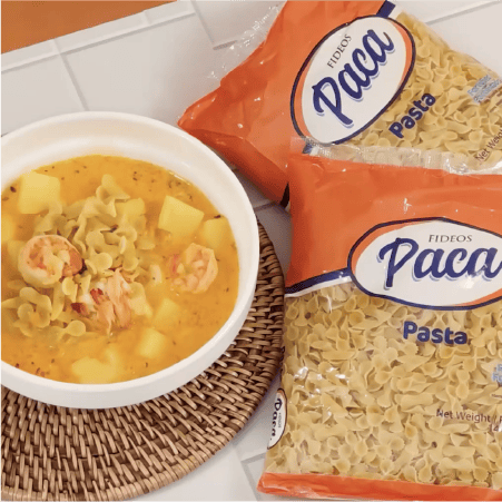 Sopa de camaron con fideo