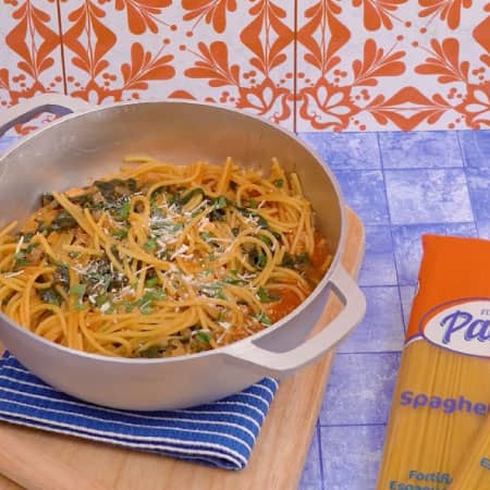 Spaghetti en sarten